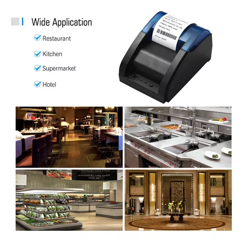 Impresora Térmica Pos Usb / Bluetooth De 58mm Para Recibos