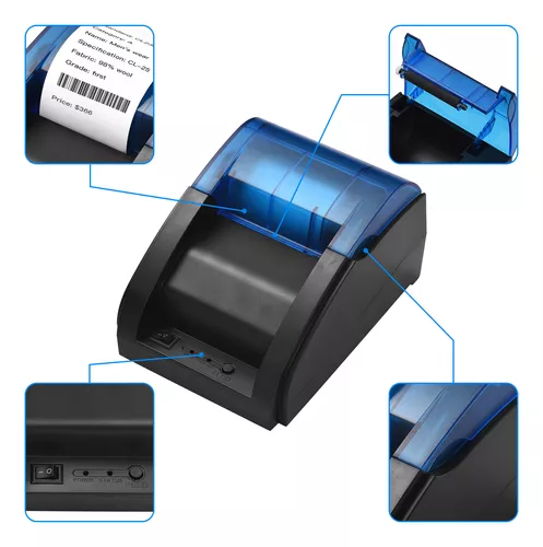 Impresora Térmica Pos Usb / Bluetooth De 58mm Para Recibos