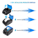 Impresora Térmica Tickets Pequeños De 58 Mm Usb Y Bluetooth