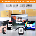 Lector De Código De Barras2.4g Lector Qr 1d/2d Inalámbrico