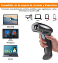 Lector De Código De Barras2.4g Lector Qr 1d/2d Inalámbrico