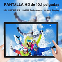 Tablet Con Funda 10.1'' Hd Tableta Wifi 128gb+16gb Android14