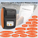 Impresora Térmica Portátil Bluetooth Inalámbrica 58mm Ticket