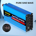 Inversor De Onda Sinusoidal Pura 12v/110v 2200w Para Coches