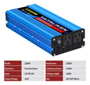 Inversor De Onda Sinusoidal Pura 12v/110v 2200w Para Coches