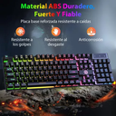 Kuiiyer Teclado Mecánico Para Juegos, E310 Teclado Gamer Con Cable