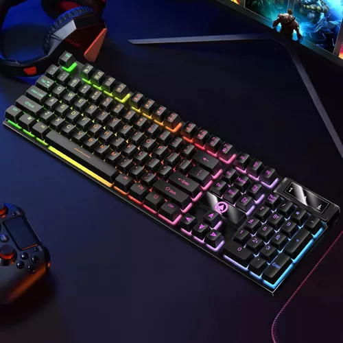 Kuiiyer Teclado Mecánico Para Juegos, E310 Teclado Gamer Con Cable
