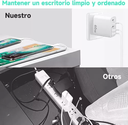 65w 5 En 1 Carga Rápida Cable Tipo C + Cargador 1.5m Pd20w