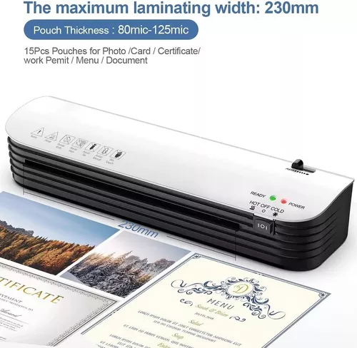 Laminador Térmico+cortador De Papel+300 Micas