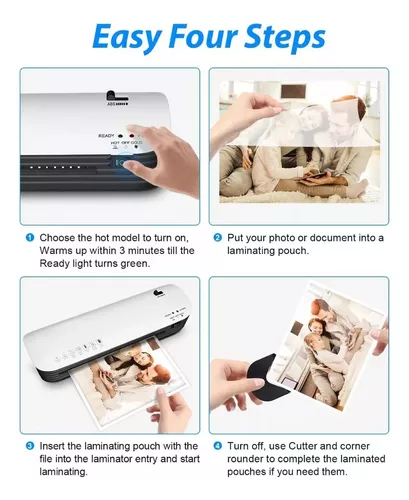 Laminador Térmico+cortador De Papel+300 Micas