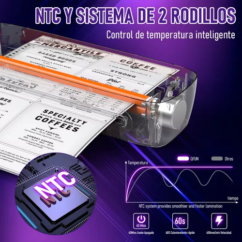 Laminadora Enmicadora De 13 Pulgadas Térmica/frío/foil Para Tamaño Ca