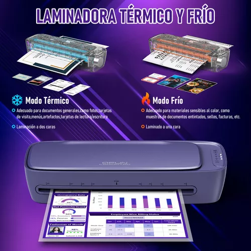 Laminadora Enmicadora De 13 Pulgadas Térmica/frío/foil Para Tamaño Ca