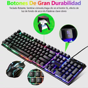 Kit Teclado Mouse Game Profesional Alfombrilla De Ratón Usb