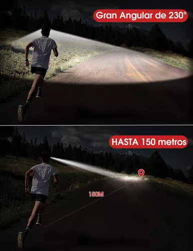 Lámpara De Cabeza Con Sensor Impermeable Recargable