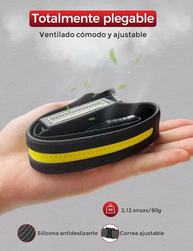 Lámpara De Cabeza Con Sensor Impermeable Recargable