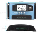 Controlador De Carga Solar 12v/24v 100a Mppt