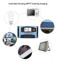 Controlador De Carga Solar 12v/24v 100a Mppt