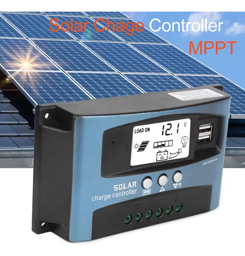Controlador De Carga Solar 12v/24v 100a Mppt