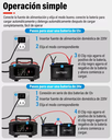20a 12v 24v Cargador Inteligente Batería Rápido Agm Lifepo4
