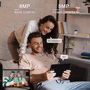 Tablet Erok Q3 Pro 2024 10.1'' Color Negro Android 13 Octa-core 14gb Ram 128gb Rom 5g Wifi 8000mah 5mp 8mp Hd Ips Bluetooth 5.0 Certificación Google Gms Tableta Con Funda Mouse Teclado Cuerpo De Metal