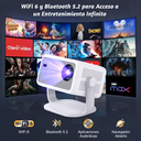 Netflix Oficial Proyector Profesional 4k Android 13 1080p
