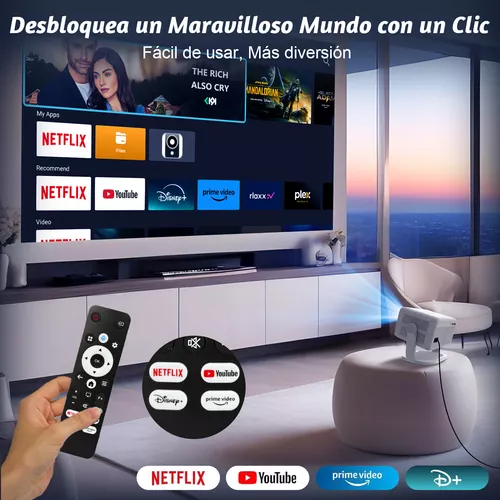 Netflix Oficial Proyector Profesional 4k Android 13 1080p