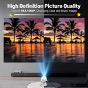 Proyector mini FIJ Android WIFI Projector HY300 8000lm blanco 127V