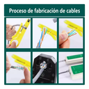 Probador De Red De Cables Kit Herramientas Red Rj11/12 Rj45