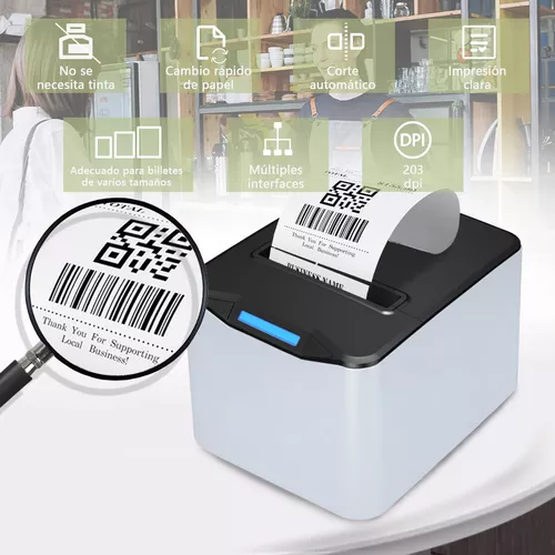 Impresora Térmica Esc/pos Con Corte Automático De 80mm, Lan