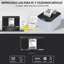 Impresora Térmica Esc/pos Con Corte Automático De 80mm, Lan