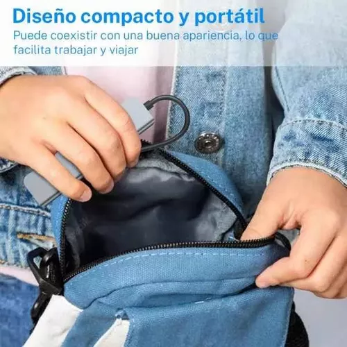 Hub Adaptador Usb Tipo C 4k Hdmi Usb 3.0 Para Laptop