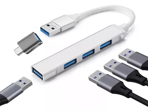 Adaptador Usb Gitifo Multi Usb Conector Usb Hub Adaptador 4 En 1 Multi Puert