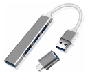 Adaptador Usb Gitifo Multi Usb Conector Usb Hub Adaptador 4 En 1 Multi Puert