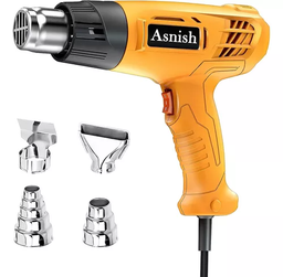 [YYOI00005] Pistola De Calor De 2000w Temperatura Regulable 4 Boquillas