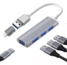 [YYOI00015] Adaptador Usb Gitifo Multi Usb Conector Usb Hub Adaptador 4 En 1 Multi Puert