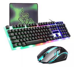 [YYOI00032] Kit Teclado Mouse Game Profesional Alfombrilla De Ratón Usb